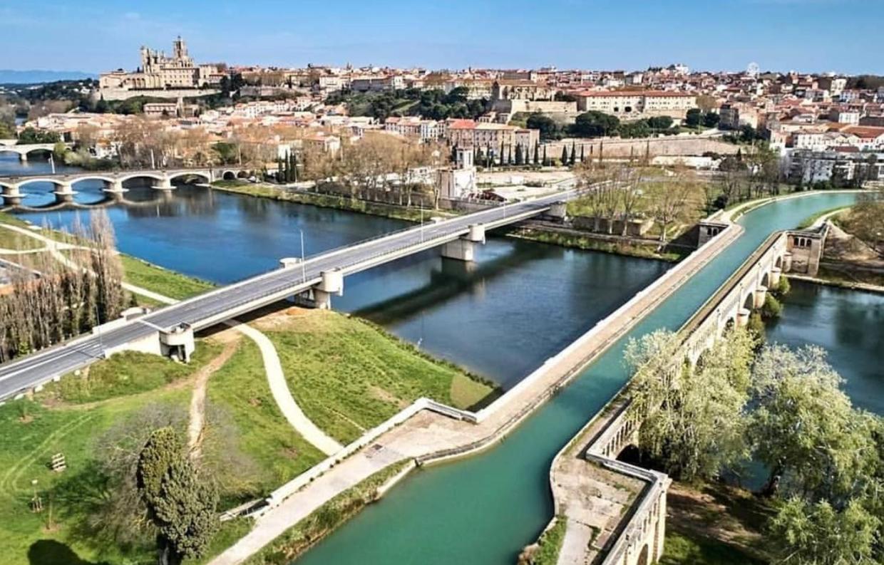 Liberte 1 - T2 Proche Gare Et Centre Commercial Polygone- Beziers- Wifi- Tv Connecte Eksteriør bilde